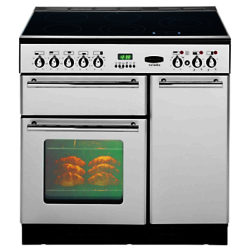 Rangemaster Toledo 90 Electric Range Cooker, Stainless Steel